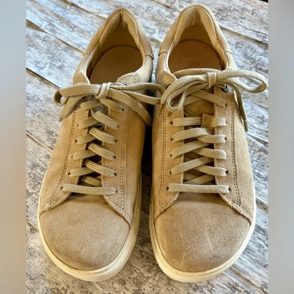 Preloved Birkenstock Beige Bend Sneaker Women's Size 8 - Picture 2 of 10